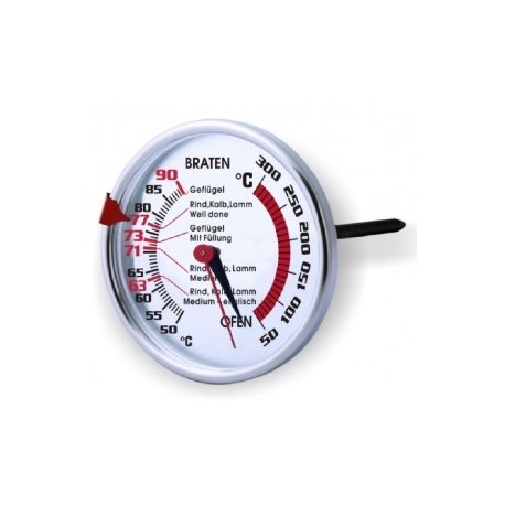 Meat- and oven-thermometer