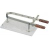 Ham slicing stand, stainless steel, marble tray