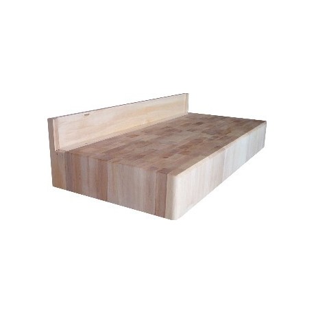 Billot / bloc en bois de boucher sur mesure
