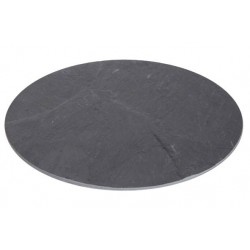 Slate plate, round d: 30cm