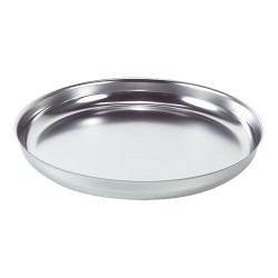 seafood plate, round, 36cm, stainless steel