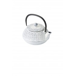 Cast iron teapot with filter, 0.85l, cream