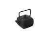 Cast iron teapot with filter, 1l, black