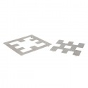 Square 2pcs table mat set