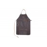 Apron leather brown