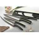 4 kitchen knives Meeting black finish
